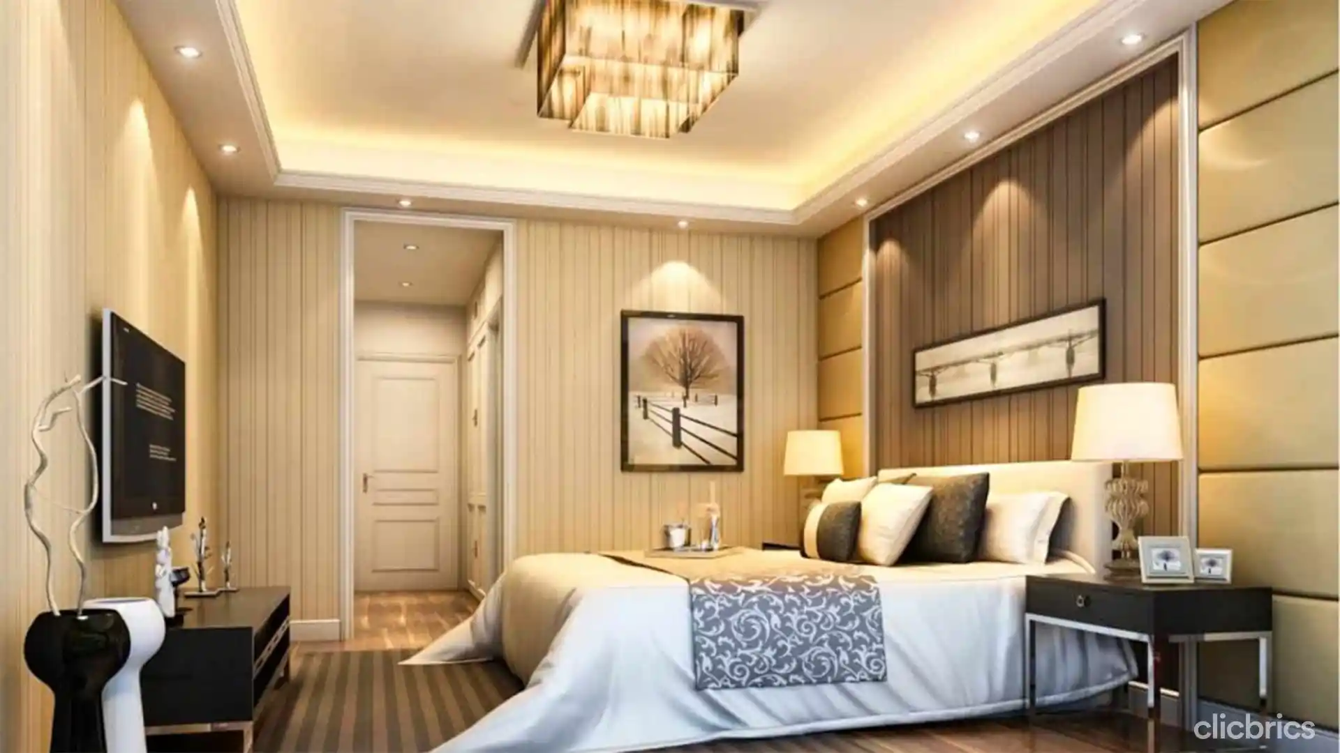 False ceiling design for master bedroom